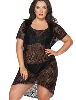 PLÁŽOVÉ ŠATY SP 22 ČIERNE