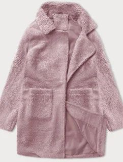 Ružová dámska bunda typu lamb J Style (5M3239-46)