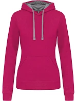 Kariban K 465 Dámska mikina s kontrastnou kapucňou 20.K465 fuchsia/svetlo šedá Kariban K 465 Dámska mikina s kontrastnou kapucňou 20.K465 fuchsia/svetlo šedá