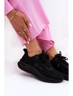 Buty Sportowe Sneakersy Damskie Big Star RR274A144 HI-POLY SYSTEM Czarne