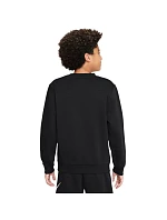 Detská mikina Nike Sportswear Club Fleece Black FD3006 010 Detská mikina Nike Sportswear Club Fleece Black FD3006 010
