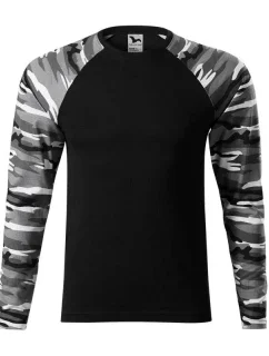 Tričko Malfini Camouflage LS M MLI-16632 camouflage gray men
