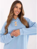 Mikina DHJ BL 20510.68 svetlo modrá