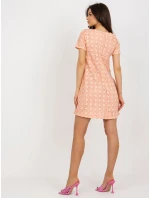 Šaty LK SK 1119.96 broskýň