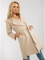 Dámsky kabát TW PL BE M125 svetlo béžový