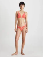 Dámsky vrchný plavkový diel bikín KW0KW01974 SM9 koralová - Calvin Klein Dámsky vrchný plavkový diel bikín KW0KW01974 SM9 koralová - Calvin Klein