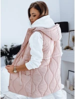 Dámska prešívaná vesta WELIA pink FashionStreet TY3296 Dámska prešívaná vesta WELIA pink FashionStreet TY3296