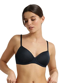 Dámska hladká podprsenka s kosticami DIM INVISIBLE WIRELESS PADDED BRA - DIM - čierna