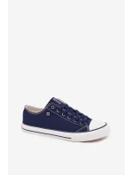Pánske nízke tenisky z textilu Big Star DD174503 tmavomodré Pánske nízke tenisky z textilu Big Star DD174503 tmavomodré