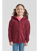 Fruit of the Loom Classic Kids Sweat Jacket Detská mikina s kapucňou 16.2045 azúrovomodrá
