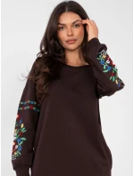 Šaty RV SK 8979.94P tmavohnedé