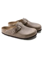 Birkenstock dámske/pánske žabky Boston Tabacco Brown oil leather regular wide (0960811)