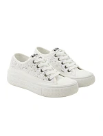 Lee Cooper dámske športové topánky white platform lace-up women's Lee Cooper dámske športové topánky white platform lace-up women's