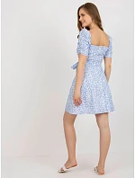 Dámske šaty LK SK 509002.03P bielo-modré – FPrice Dámske šaty LK SK 509002.03P bielo-modré – FPrice