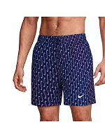 Plavky Nike Breaker Swoosh Link Midnig v tmavomodrej, ružovej a fialovej farbe NESSG577 440