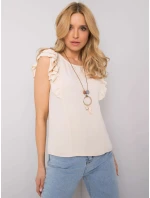 Blúzka TW BZ BI BF002.88 svetlo béžová