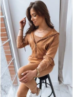 Dámska mikina MY LOVE camel FashionStreet BY1199
