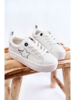 Dziecięce Buty Sportowe Sznurowane Big Star KK374222 Białe