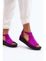 Zazoo 2914 Dámske semišové sandále Fuchsia Zazoo 2914 Dámske semišové sandále Fuchsia