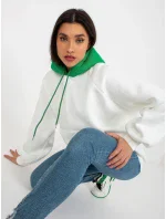 Mikina EM BL 696.68 bielo zelená