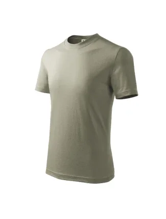Basic tričko detské svetlá khaki