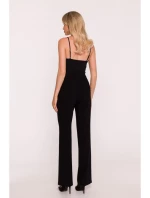 Nohavice s lakom S418 čierne - Stylove