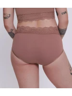 Dámske nohavičky Romance Midi - BROWN - hnedá 1141 - SLOGGI