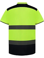 Yoko HVJ 220 Hi-Vis Piqué Polo 79.J220, vysoká viditeľnosť, žltá/námornícka modrá Yoko HVJ 220 Hi-Vis Piqué Polo 79.J220, vysoká viditeľnosť, žltá/námornícka modrá