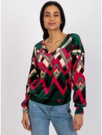 Blúzka DHJ BZ 6550 4.40 tmavo zelená Blúzka DHJ BZ 6550 4.40 tmavo zelená