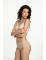 Bezšvové nohavičky Mousse Maxi peach - Julimex