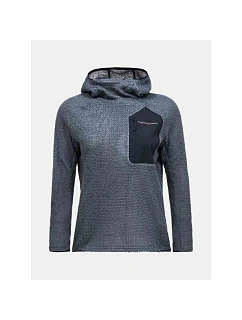 Dámska mikina PEAK PERFORMANCE W Freelight Polartec Alpha Hood, sivá