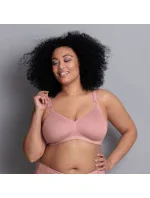 Mäkké košíčky podprsenky Selma s kosticami 5631 rosewood - RosaFaia