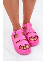 Sandały Damskie Na Platformie Fuksja Nitavelia