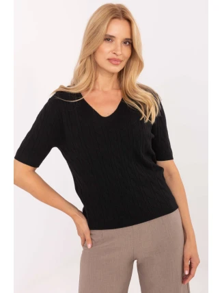 Sveter s krátkym rukávom model 217334 Továrenská cena Sveter s krátkym rukávom model 217334 Továrenská cena