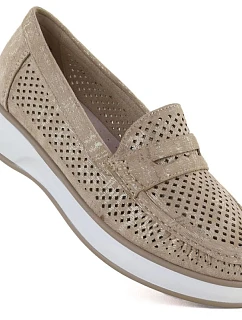 Dámske zlaté ažurové hodinky Sergo Leone MK098H