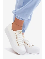 Dámské tenisky na platformě Lee Cooper LCW-26-31-4369 Bílé