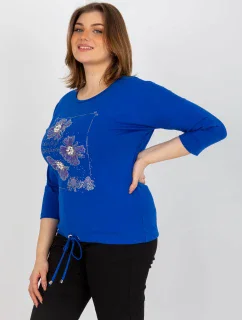 Dámska blúzka RV BZ 8457.47P tmavo modrá - FPrice