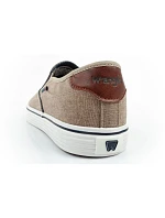 Pánska športová obuv Wrangler Calypso trainers Slip-On brown comfortable