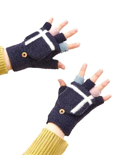 Dámske/detské zimné rukavice - čierne