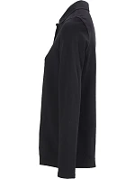 NEOBLU Owen LSL Women Dámske polo s hrubým piqué vzorom a dlhými rukávmi 24.4397 deep black