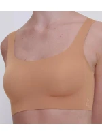 Dámsky top ZERO Feel 2.0 - BROWN - svetlohnedý 00CM - SLOGGI