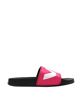 Dámske žabky Levi's June L pink and black VPOL0239S-3841 women Dámske žabky Levi's June L pink and black VPOL0239S-3841 women