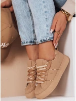 Dámske športové tenisky SNEAKI khaki FashionStreet ZY0824