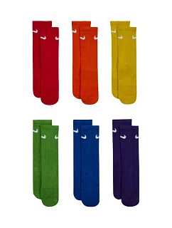 Detské ponožky Nike Everyday Cush Crew, 6 párov, farebné, SX6910 903