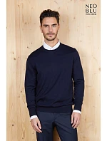 NEOBLU Stuart Men Pánsky sveter 24.4037 tmavomodrý
