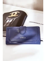 Portfel Damski Z Eko Skóry Granatowy Kalinessa