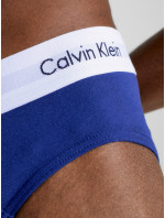 Pánske slipy 3 Pack Briefs Cotton Stretch 0000U2661GI03 biela/červená/modrá - Calvin Klein