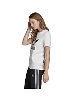 Dámske nohavice Trefoil W FM3306 white - Adidas