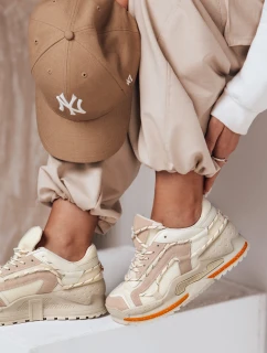 Dámske tenisky na platforme STREETLY beige FashionStreet ZY0596