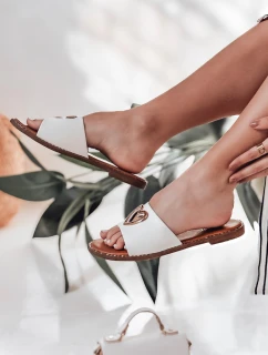 Dámske žabky so srdcom LOVEMISS white FashionStreet ZY0770